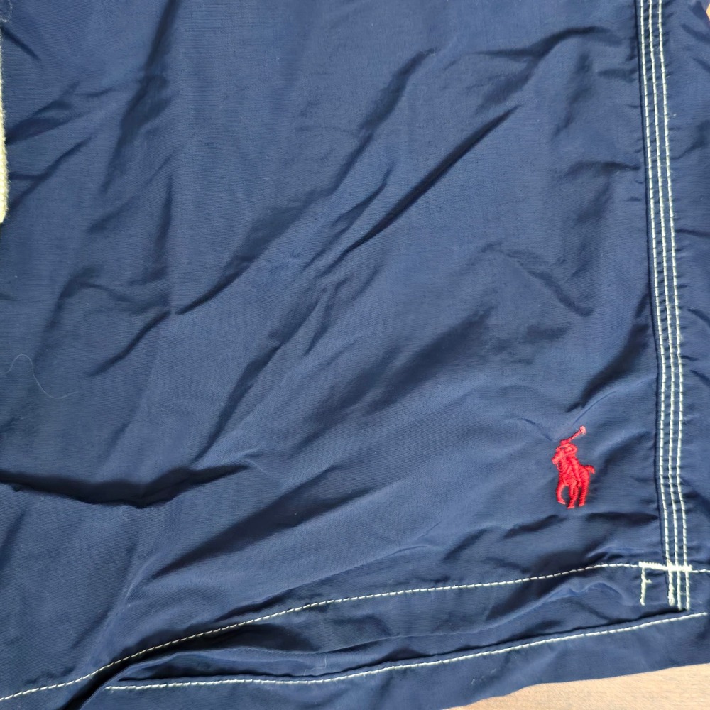 Polo‎ Ralph Lauren Navy Blue Cargo Pocket Swim Trunks Men's Medium - Picture 5 of 10